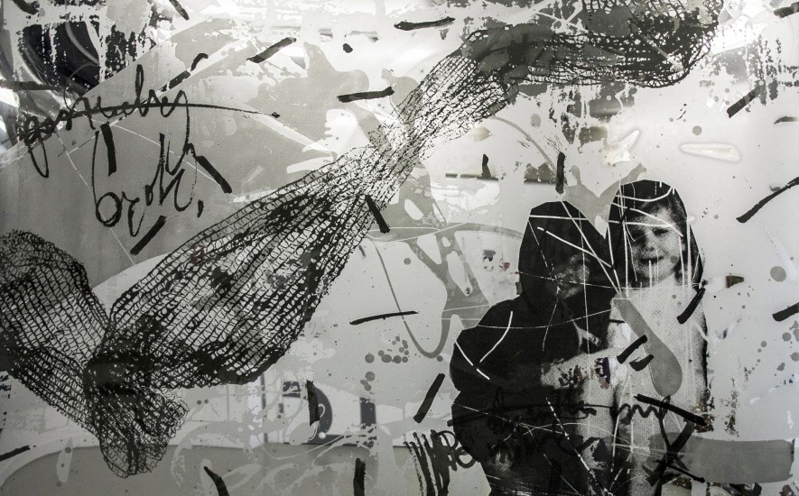 Time | serigraphy, pcv, foil | 100x66cm